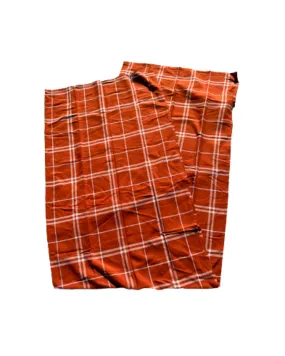 MAD MEN: Trudy Campbell’s Mid-Century Orange Tablecloth & 2 Napkins