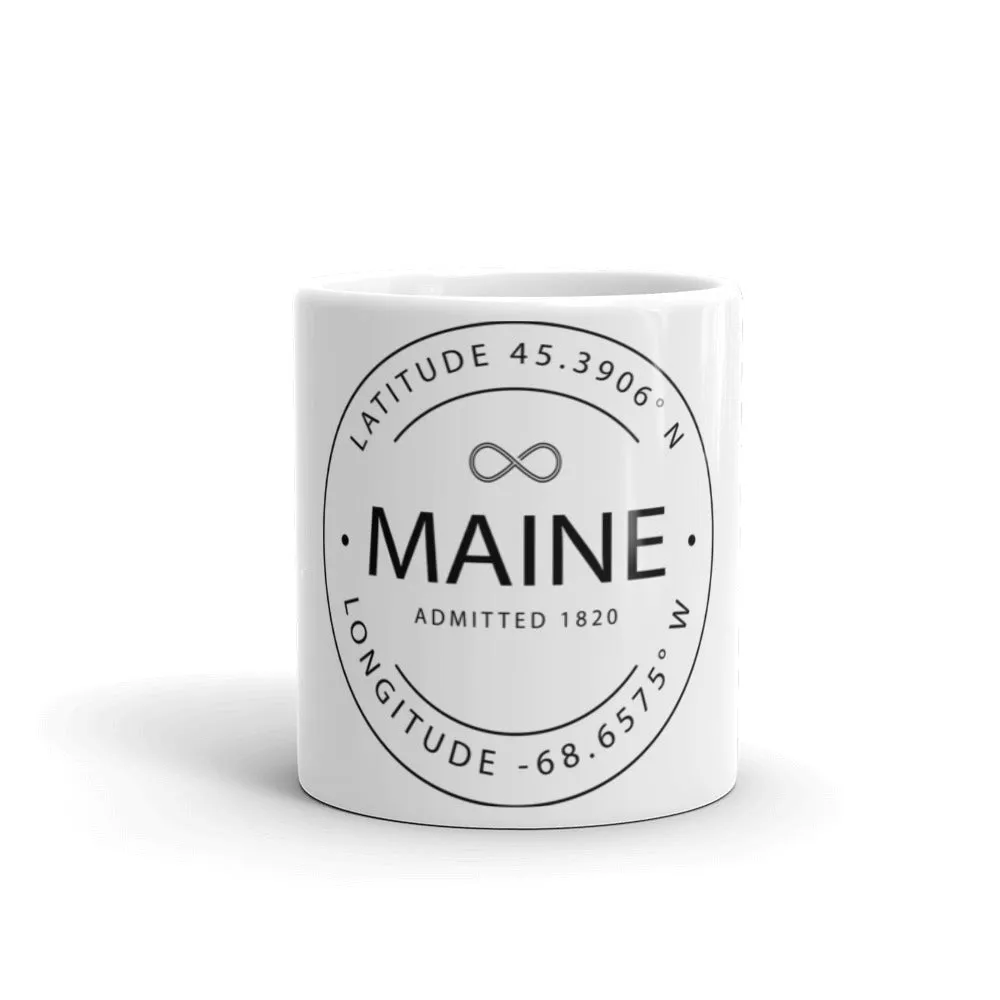 Maine - Mug - Latitude & Longitude