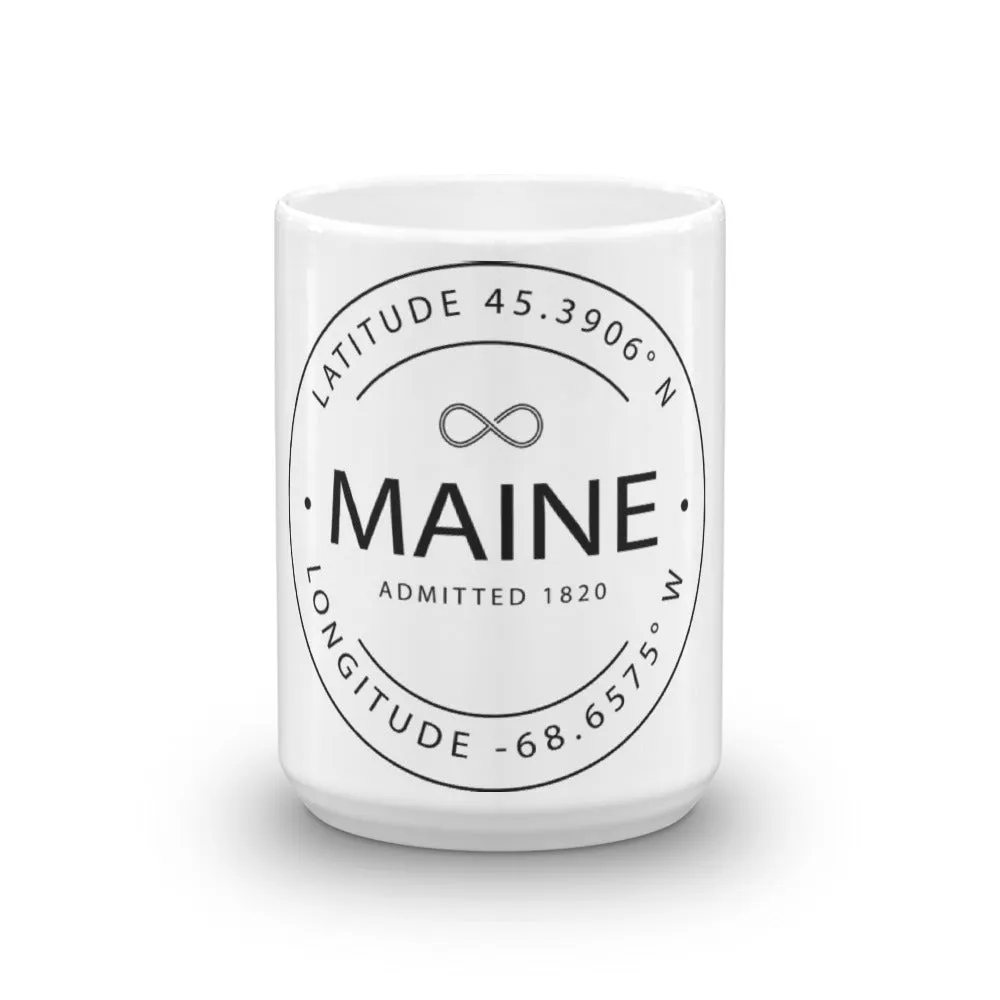 Maine - Mug - Latitude & Longitude