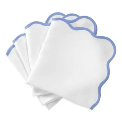 Matouk Scalloped Napkins, Set Of 4