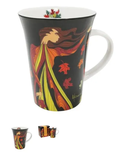 Maxine Noel 'Leaf Dancer' Porcelain Mug by Maxine Noel