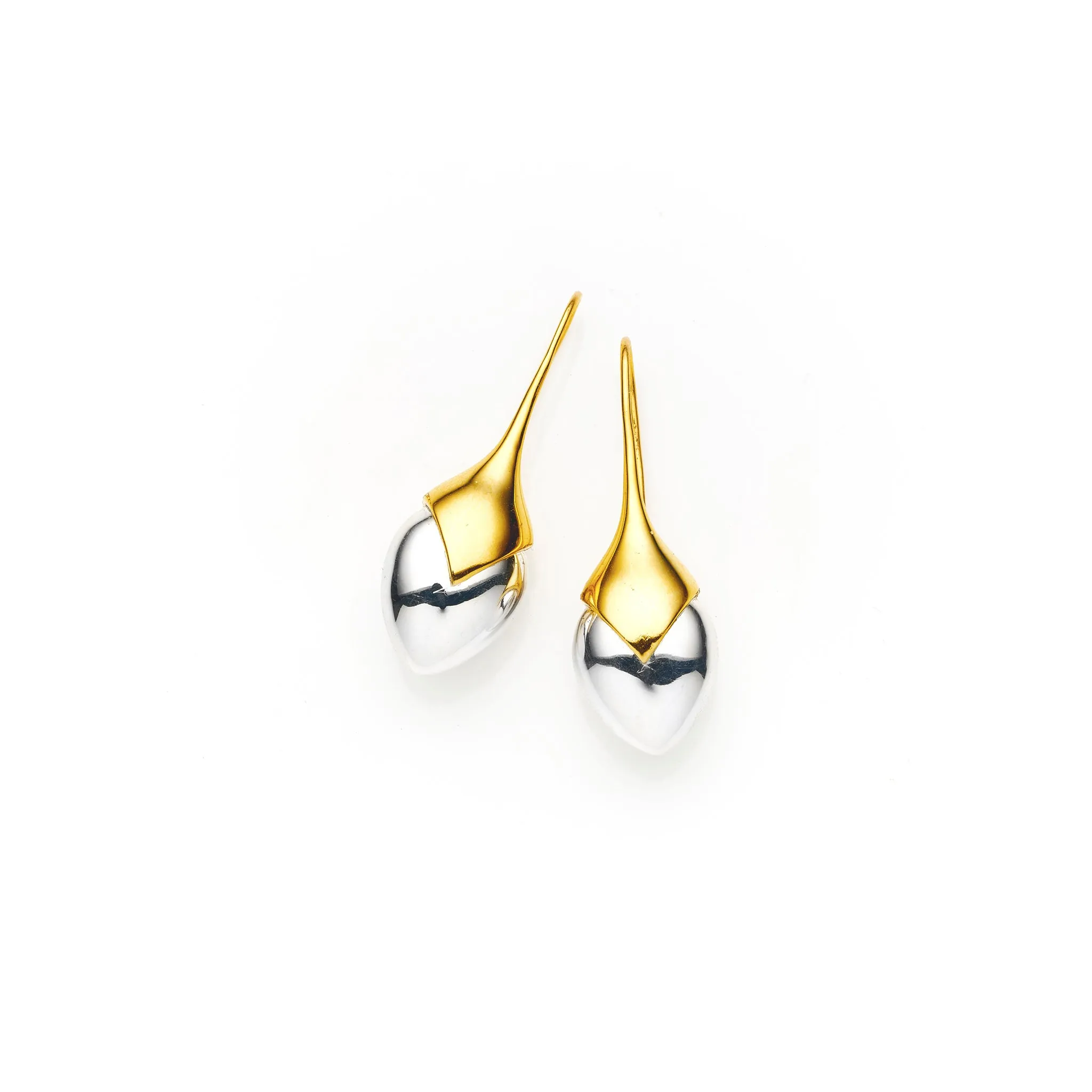 Medium Water Masai Earrings | Gold Plate | select stones