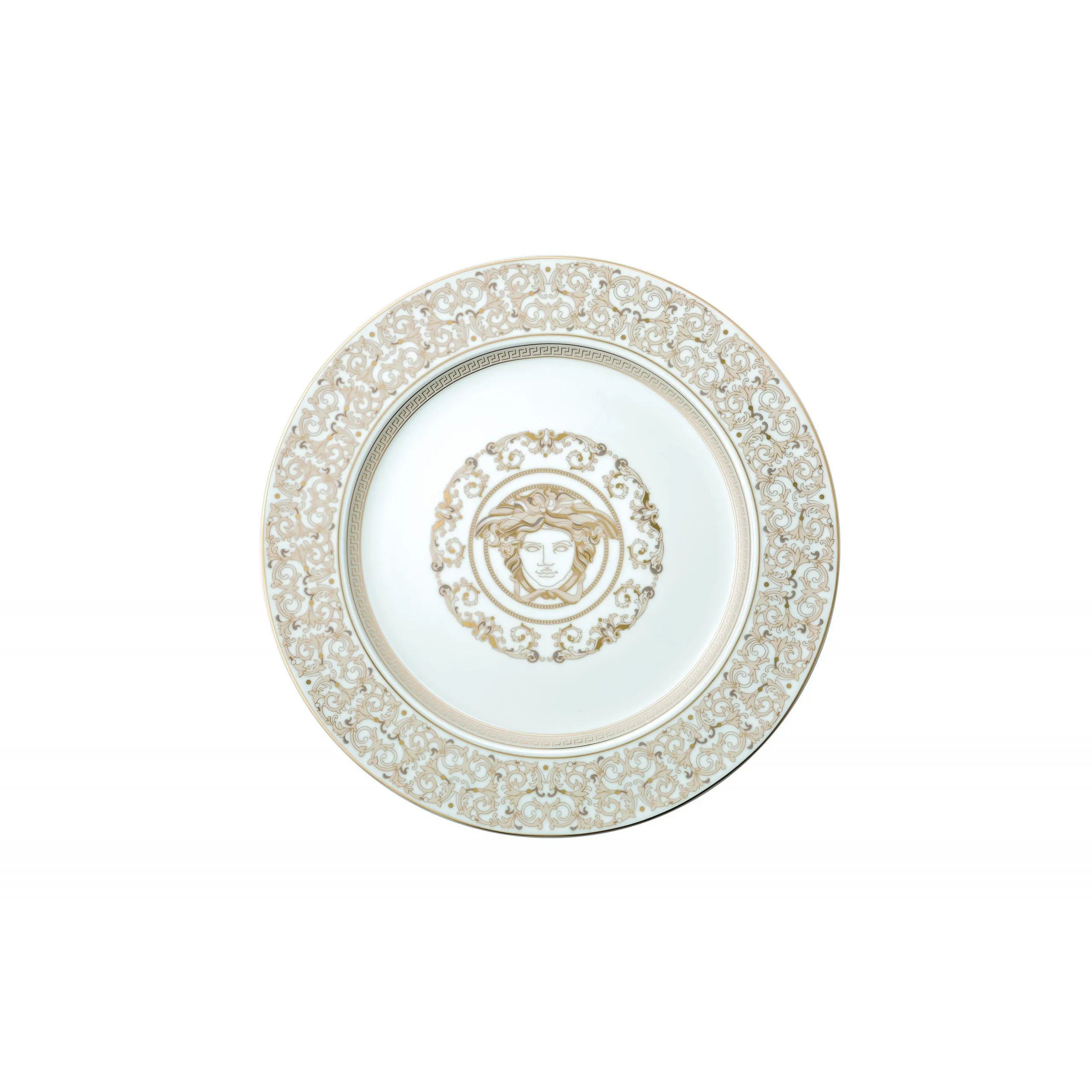 Medusa Gala Gold Service Plate