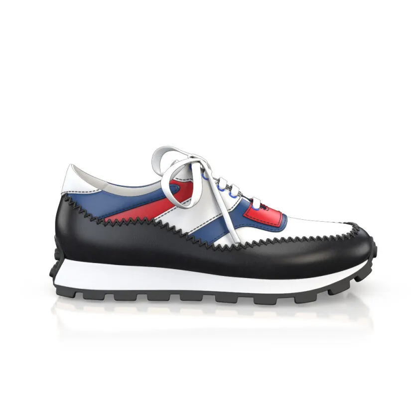 Men's Leather Running Sneakers 55075