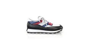 Men's Leather Running Sneakers 55075