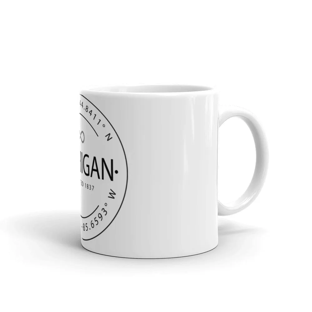 Michigan - Mug - Latitude & Longitude