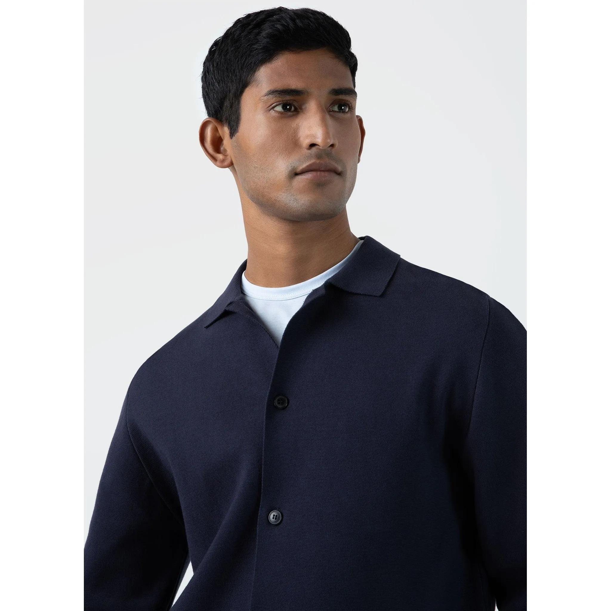 Milano Knit Jacket | Men | Navy