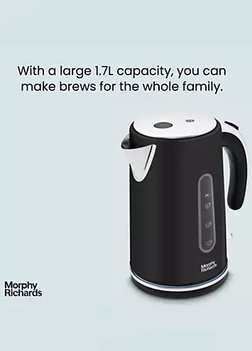 Morphy Richards Motive Jug Kettle Black - 102801 | Kaleidoscope