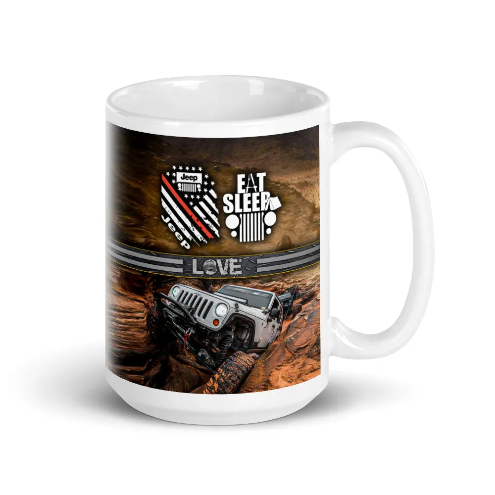 Mug - Eat Sleep Jeep Love