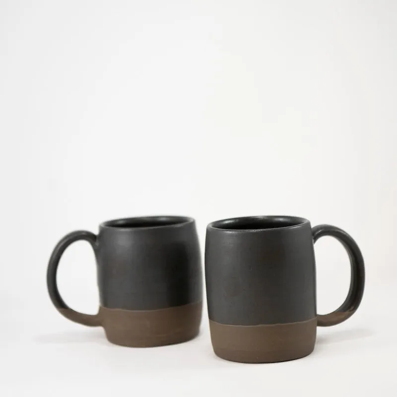 Mug in Coal Glaze