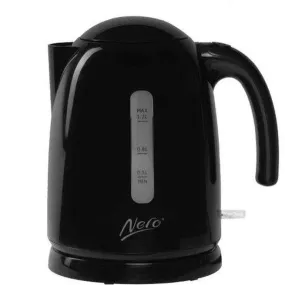 Nero Studio Gloss Black Kettle Premium 1.2L 2200W Water Window