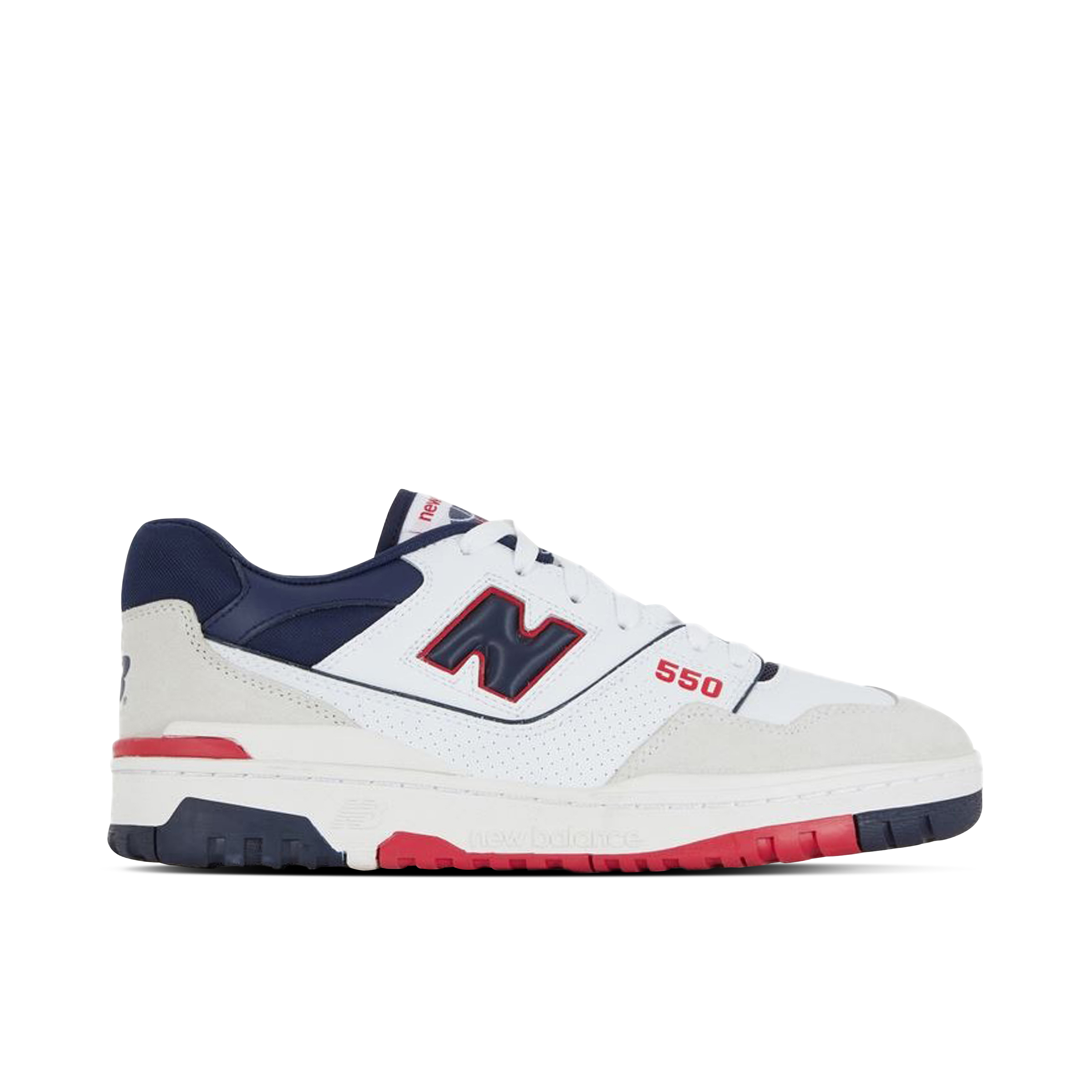 New Balance 550 Premium White Red Navy | BB550CC1 | Laced