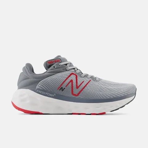 New Balance Men's Fresh Foam x 840v1 - Aluminum Grey W/ True Red