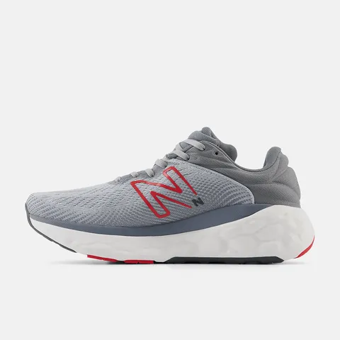 New Balance Men's Fresh Foam x 840v1 - Aluminum Grey W/ True Red