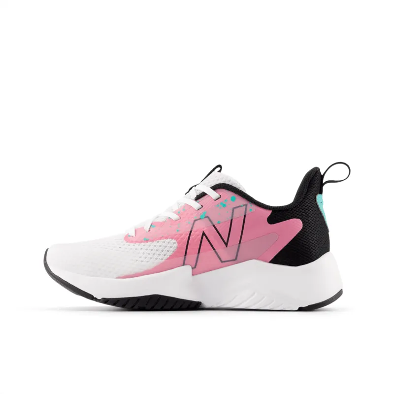 New Balance Youth Girls Rave Run V2 Shoe - GKRAVFP2 (X-Wide)