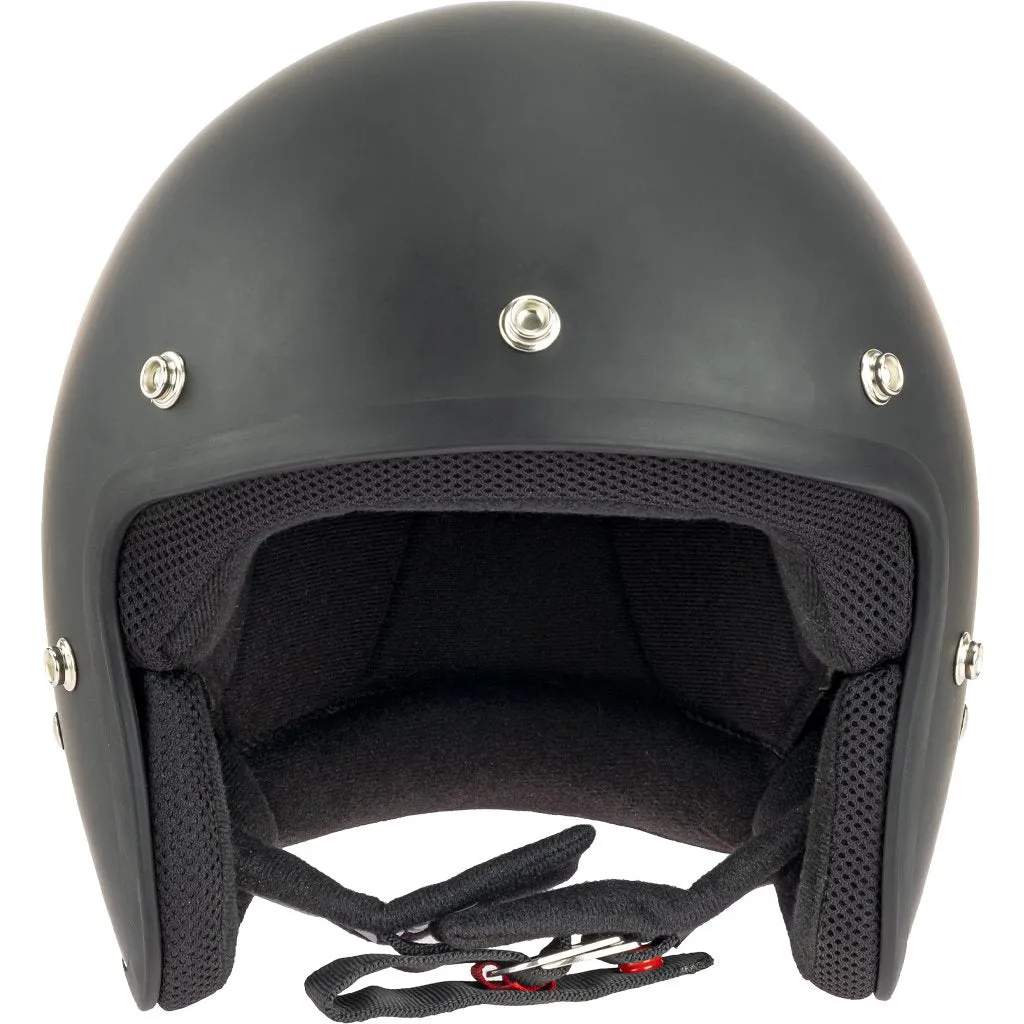 NEX - Jet Solid Matte Helmet With Studs