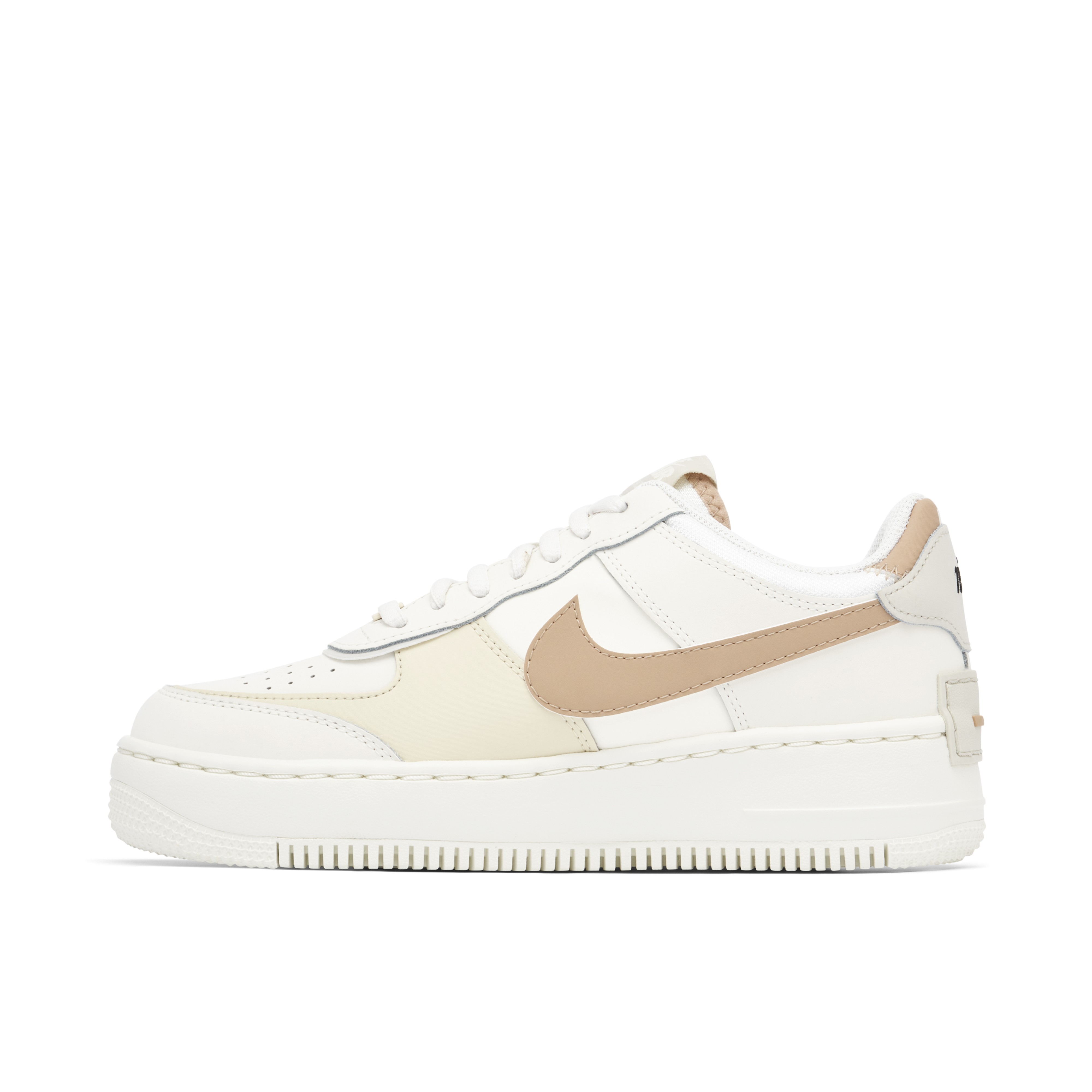 Nike Air Force 1 Low Shadow Sail Fossil Bone Womens | CI0919-116 | Laced