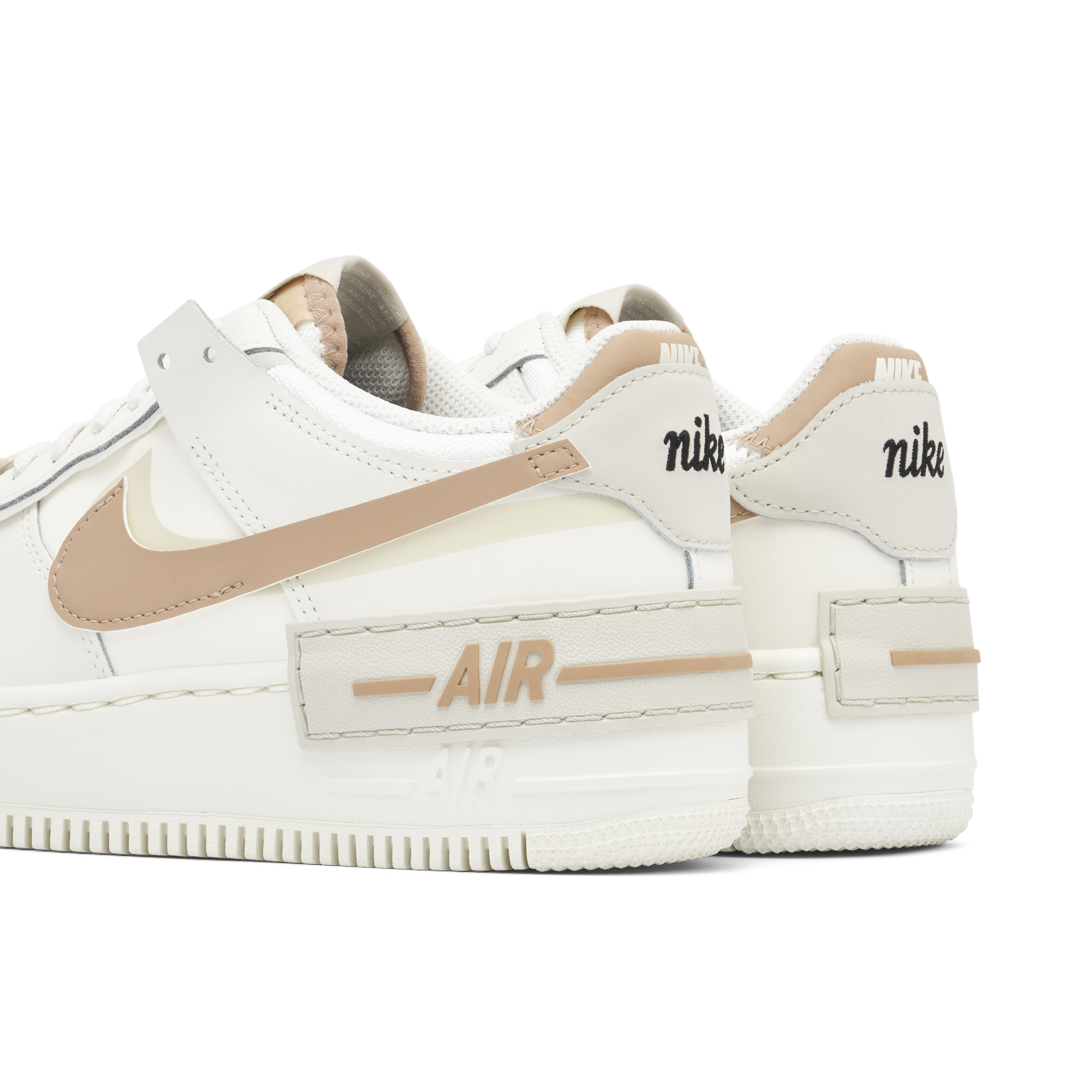 Nike Air Force 1 Low Shadow Sail Fossil Bone Womens | CI0919-116 | Laced