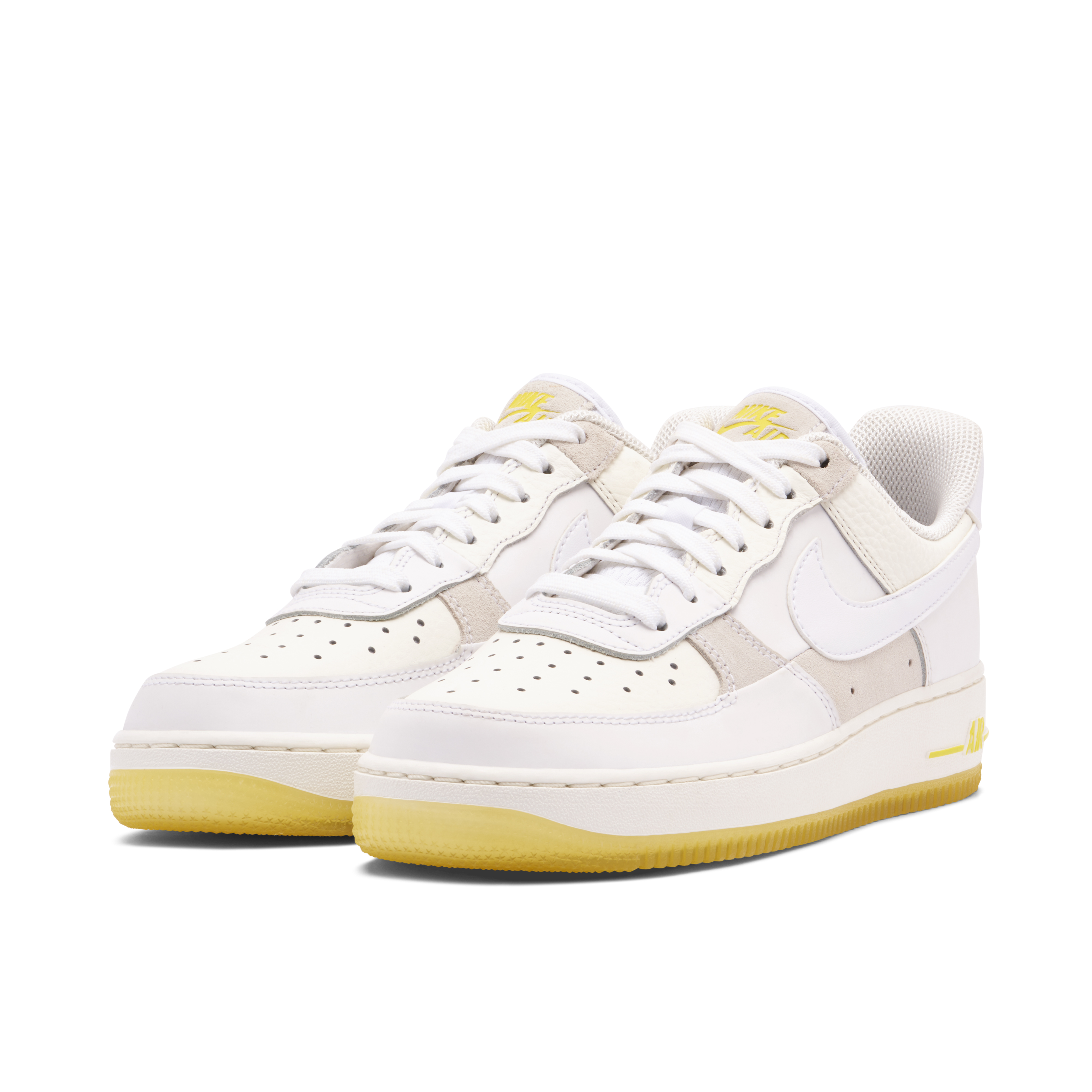 Nike Air Force 1 Low White Opti Yellow Womens | FQ0709-100 | Laced