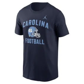 Nike 'Carolina - Helmet - Football' Tee on Navy