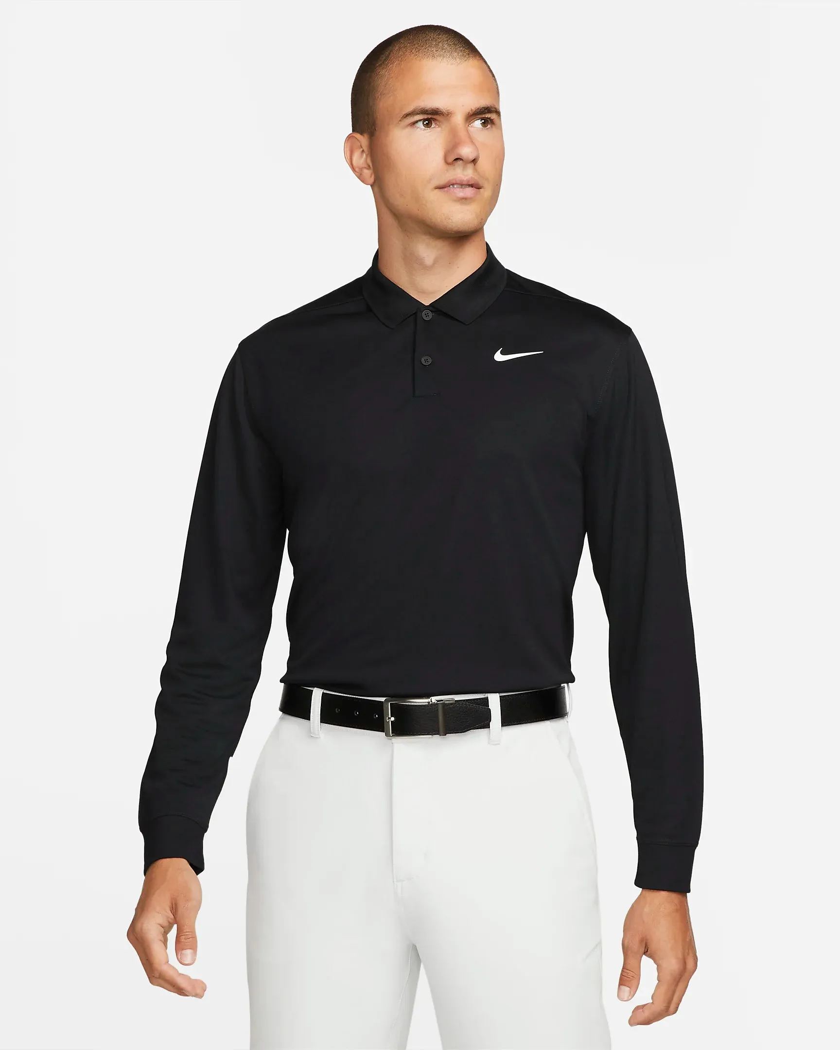 Nike Golf Dri-FIT Victory Long-Sleeve Polo M - Black