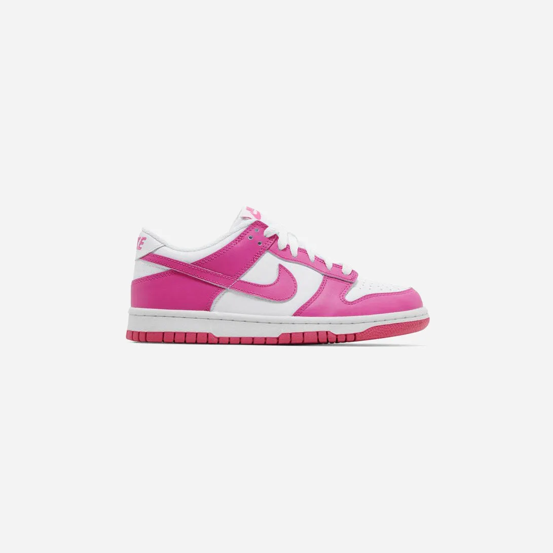 NIKE  NIKE DUNK LOW LASER FUCHSIA (GS)