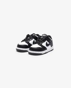 NIKE TD DUNK LOW - WHITE/ BLACK