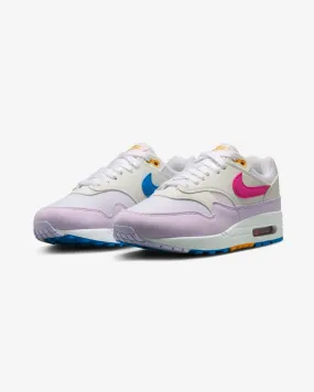 NIKE WOMEN'S AIR MAX '87 - WHITE/ ALCHEMYPINK/ PHOTOBLUE