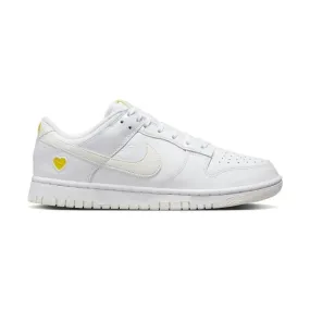 Nike Women's Dunk Low (Valentine's Day Yellow Heart/ Whi...