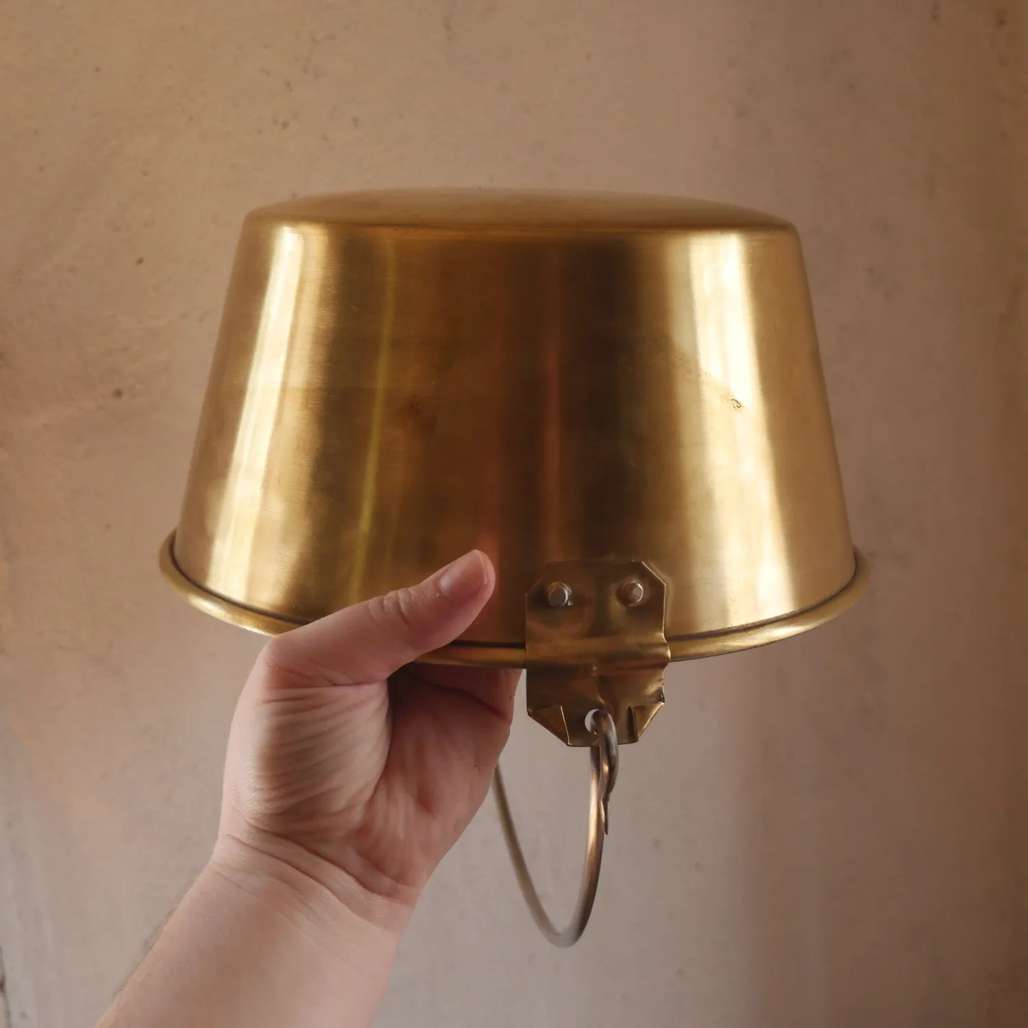 One Gallon Brass Trade Kettle