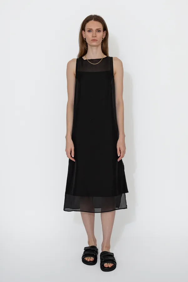 Organza Dress - Black