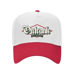 Outrank Ski Resort Snapback (White/Red)