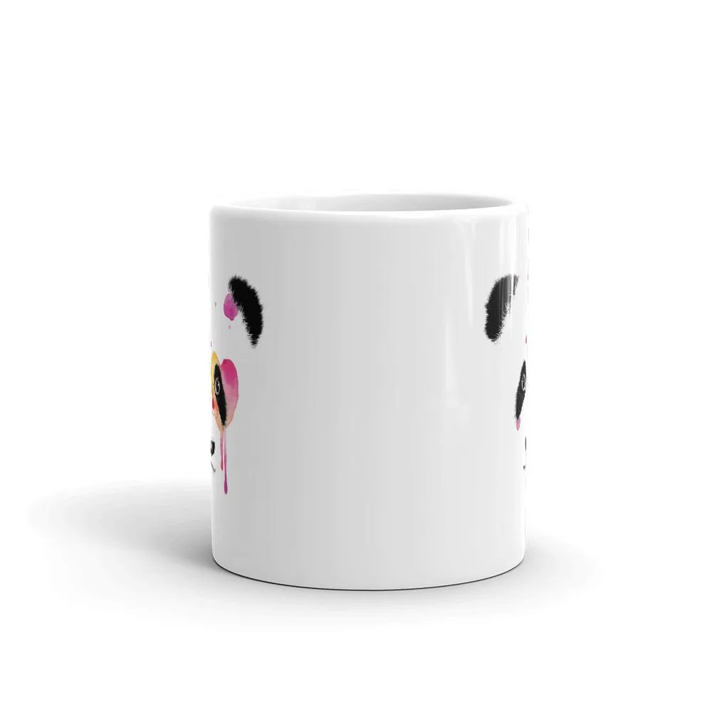 Panda Bear Heart Coffee Mug