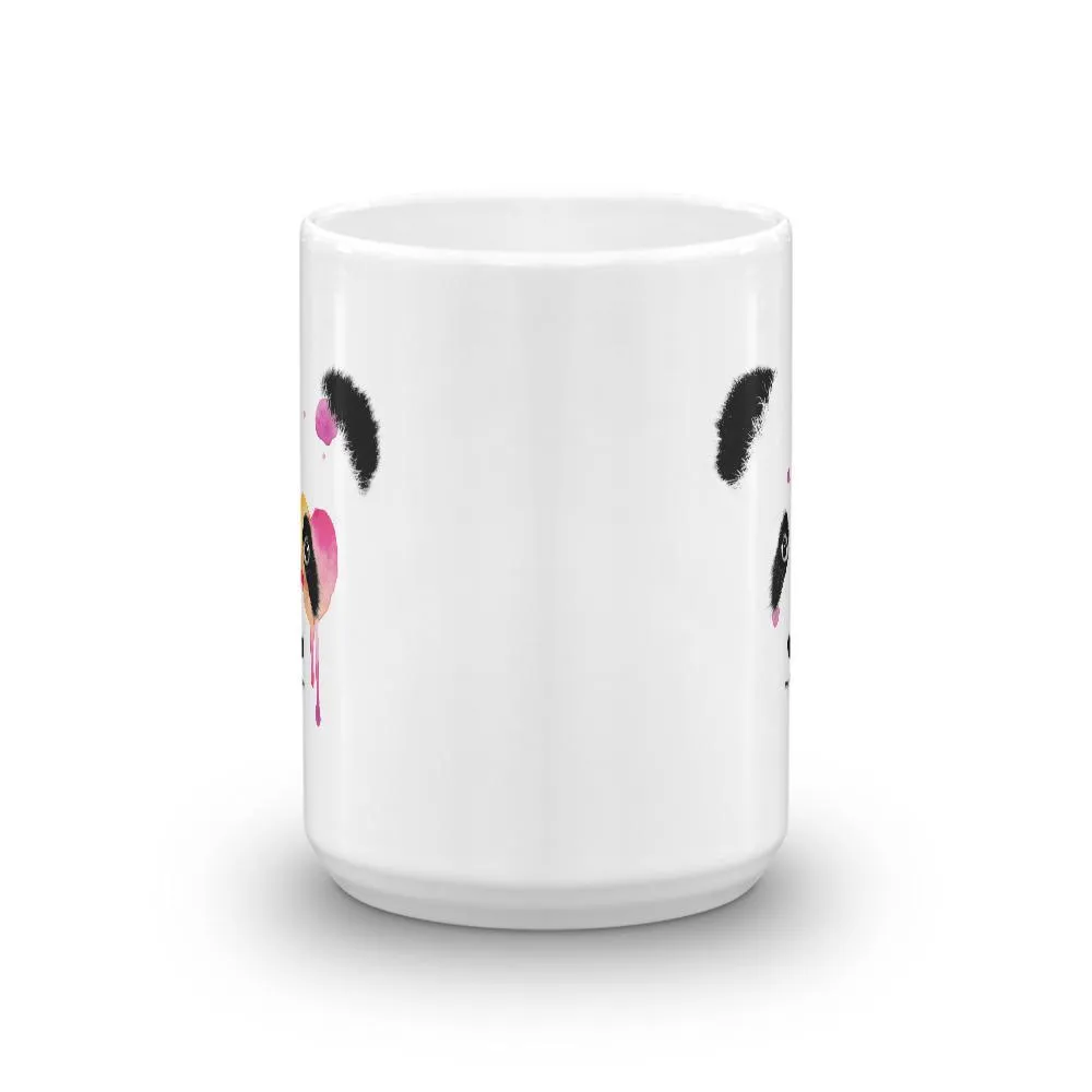 Panda Bear Heart Coffee Mug