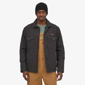 Patagonia Men&apos;s Iron Forge Hemp Canvas Ranch Jacket in Ink Black