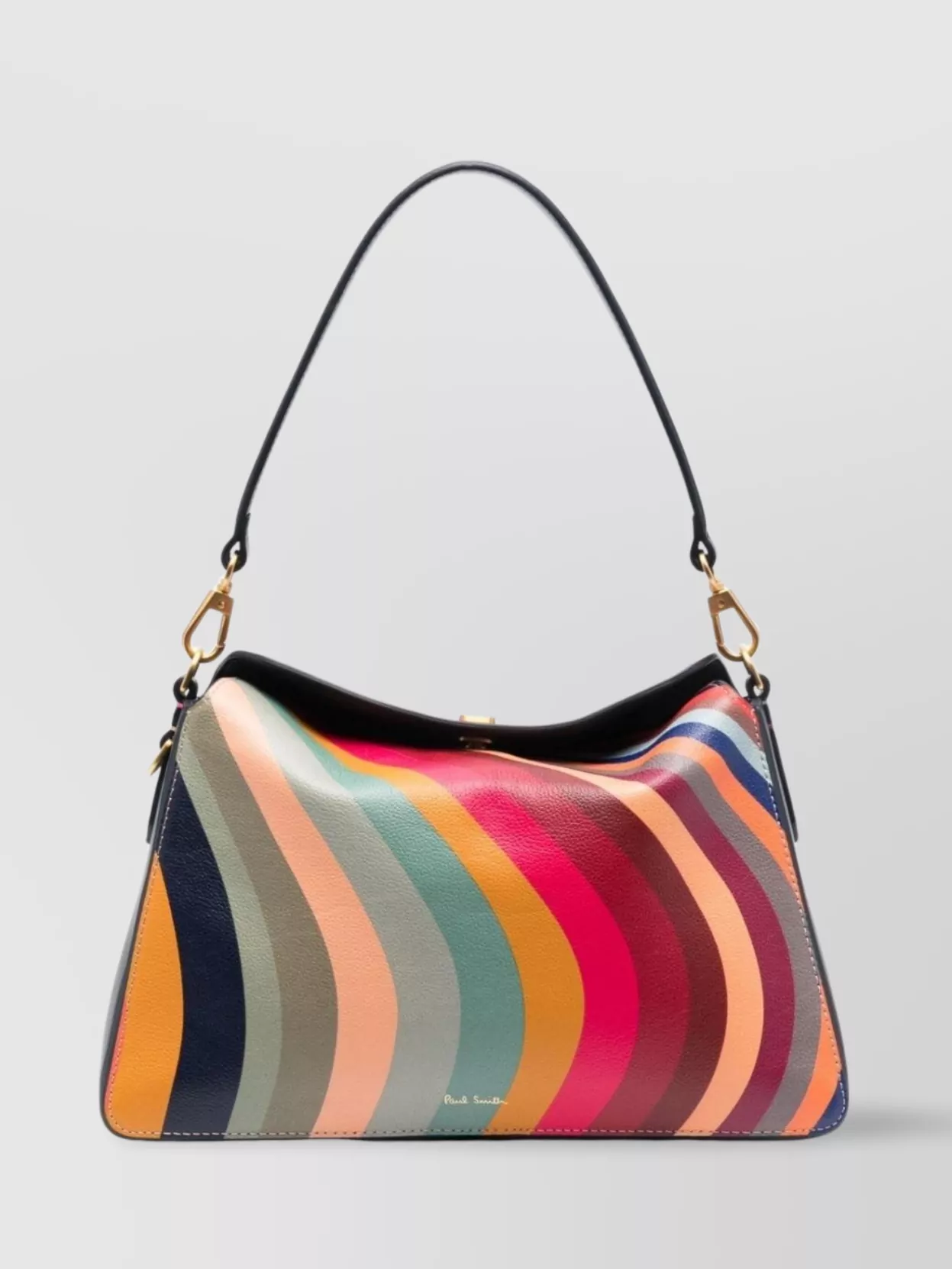 Paul Smith   Leather swirl shoulder bag