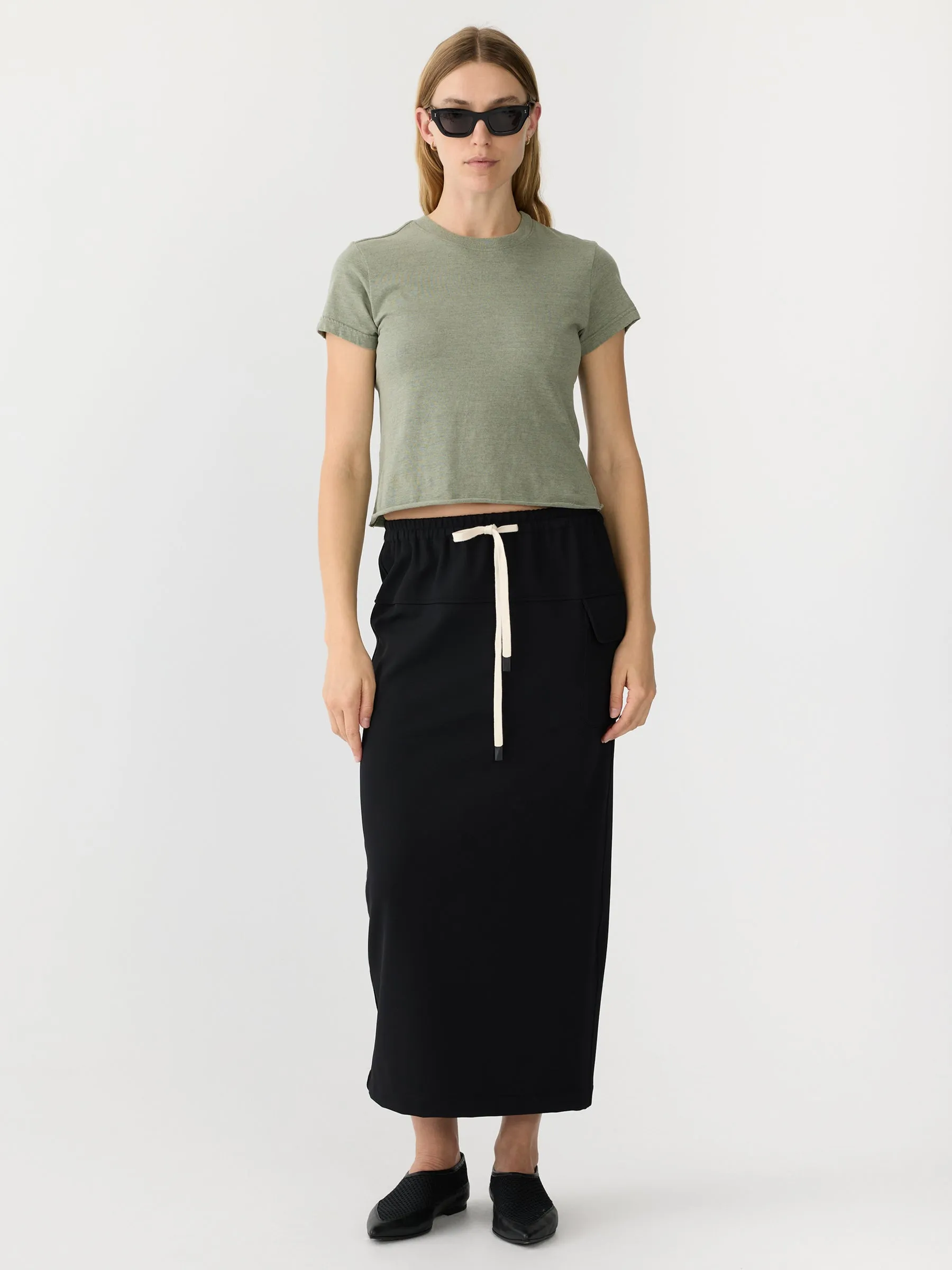 pique utility skirt