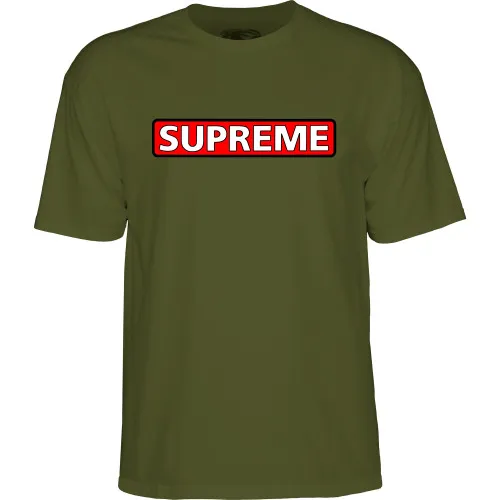 Powell Peralta Skateboards Shirt Supreme Military Green