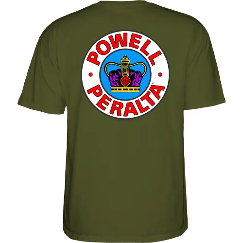 Powell Peralta Skateboards Shirt Supreme Military Green