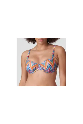 Printed bikini underwired and non padded- Unas1 Primadonna Discount- Bikini underwired plus sizes, control       Brussel, Antwer