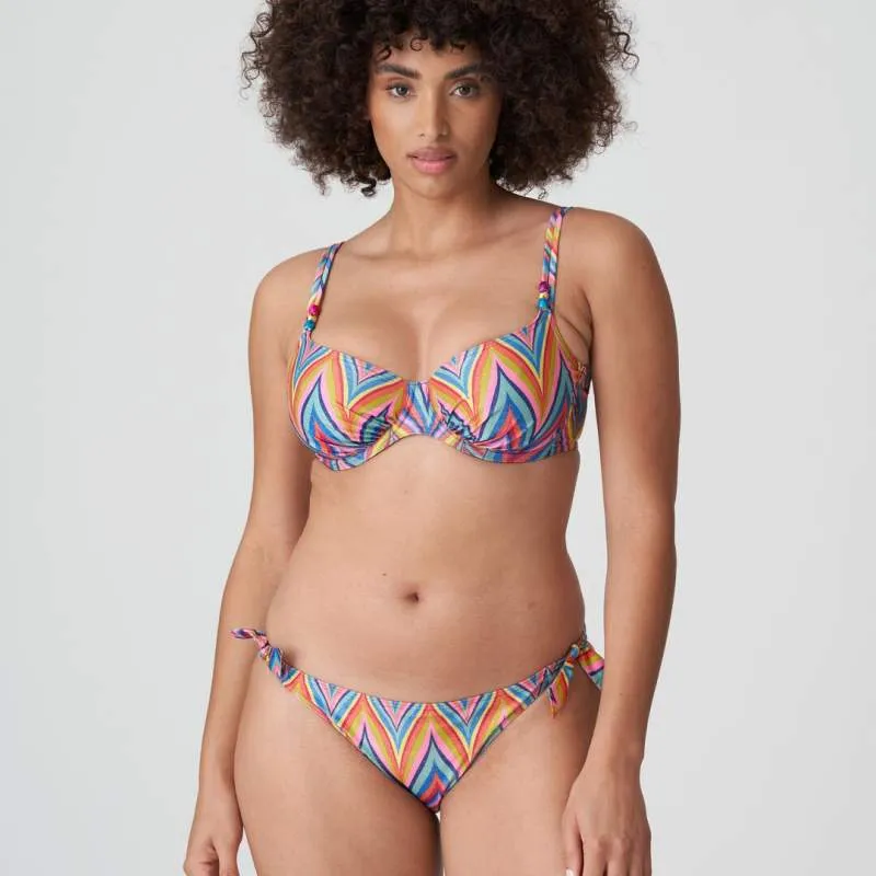 Printed bikini underwired and non padded- Unas1 Primadonna Discount- Bikini underwired plus sizes, control       Brussel, Antwer