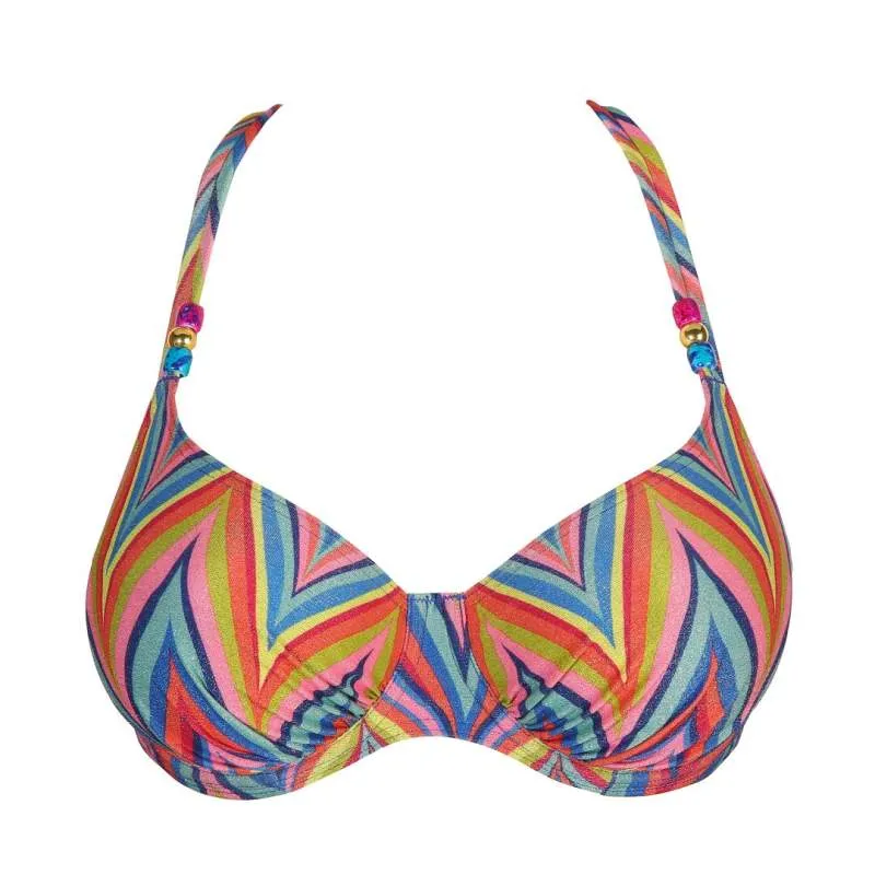 Printed bikini underwired and non padded- Unas1 Primadonna Discount- Bikini underwired plus sizes, control       Brussel, Antwer