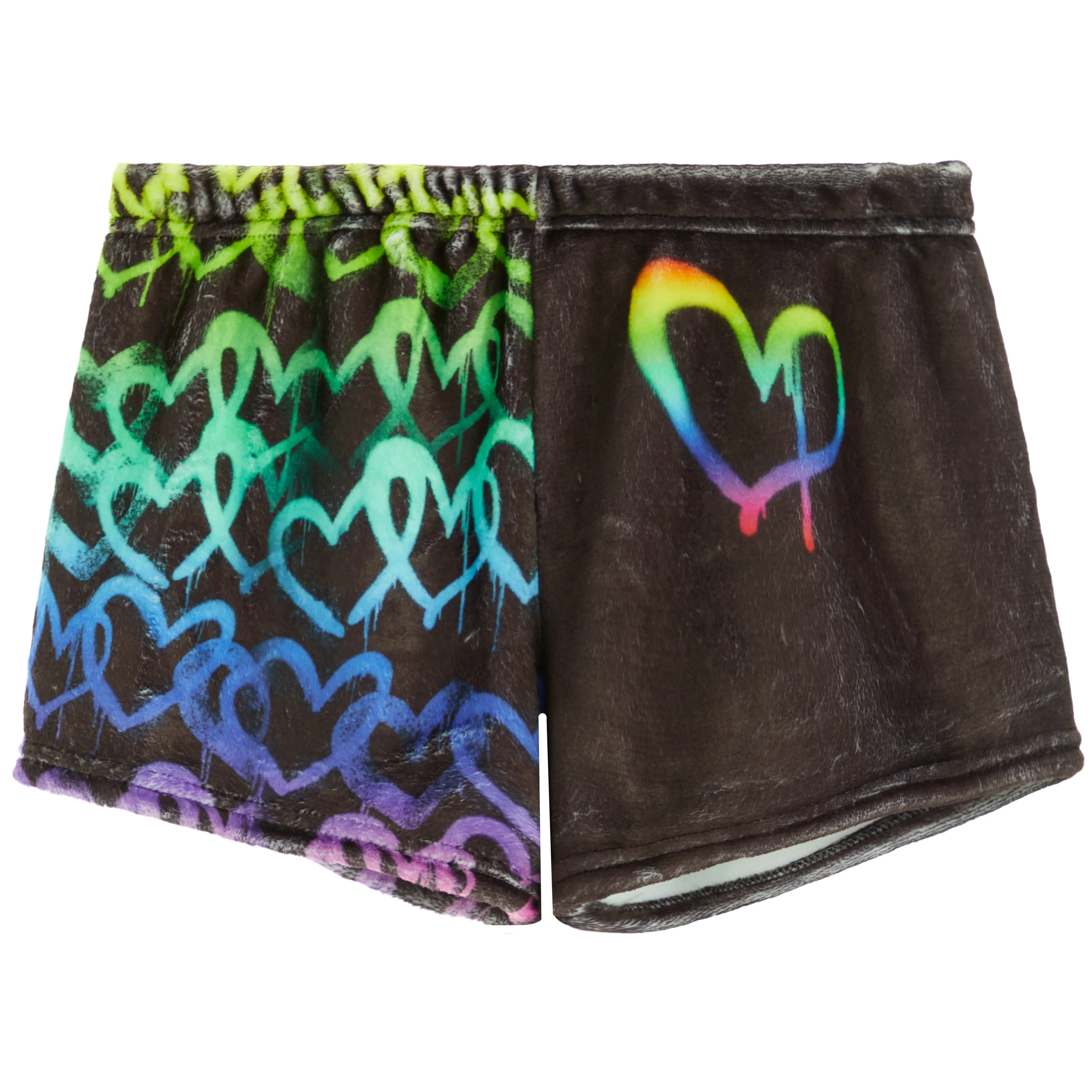 Rainbow Drippy Hearts Short