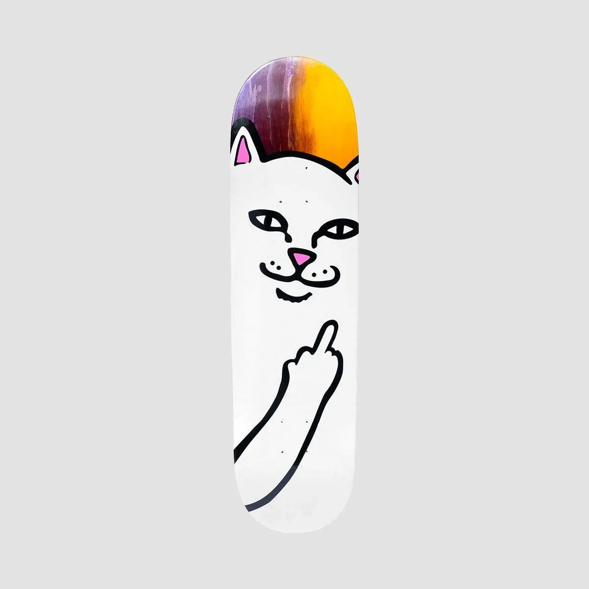 Ripndip Lord Nermal Skateboard Deck Purple/Yellow - 8