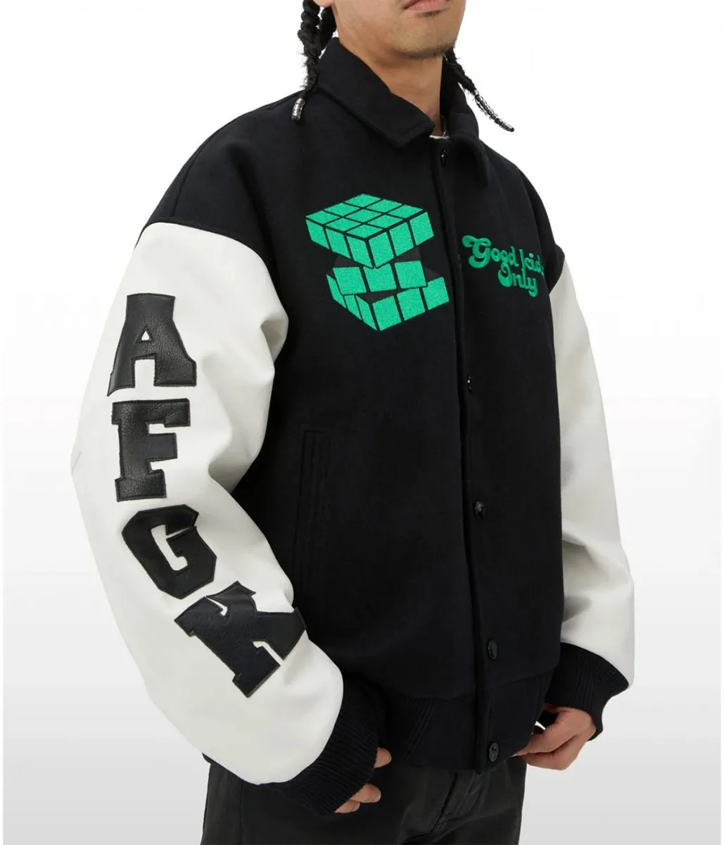 Rubix A Few Good Kids Varsity White/Black Jacket