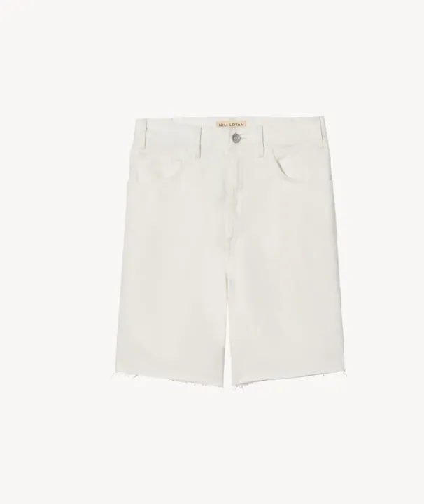 Russel Denim Short, Cream