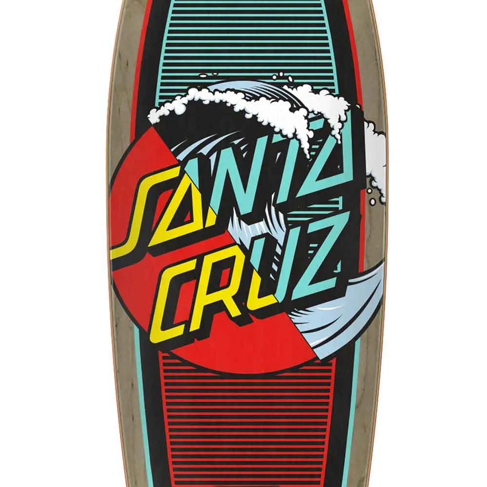 Santa Cruz 27.7" Wave Splice Shark Complete Crusier Skateboard