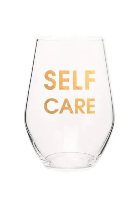 Self Care Wine Glass