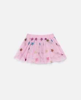 Shooting Stars Embroidered Skirt 