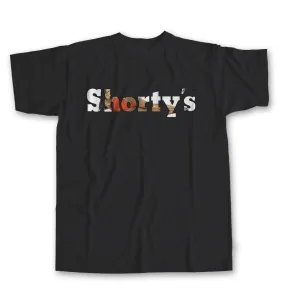 Shorty’s Skateboards Rosa Long Logo S/S Tee Black